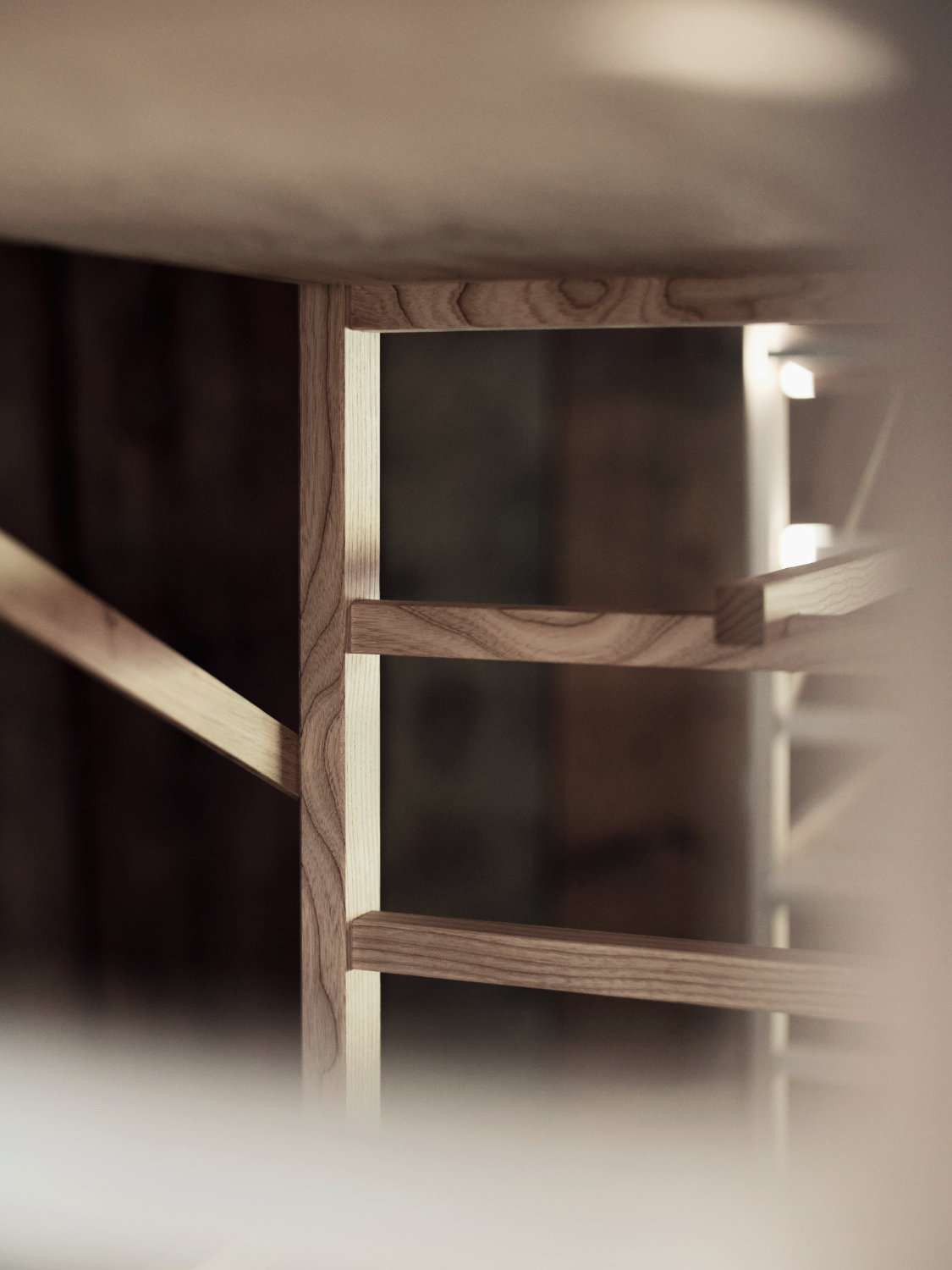 Garderobe in Esche massiv